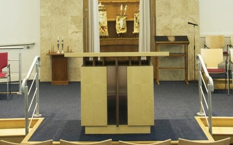 Menorah bespoke lectern