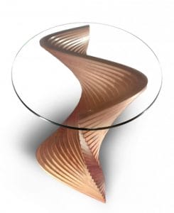 Sidewinder sculptural coffee table