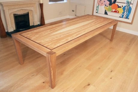 Bespoke handmade dining table